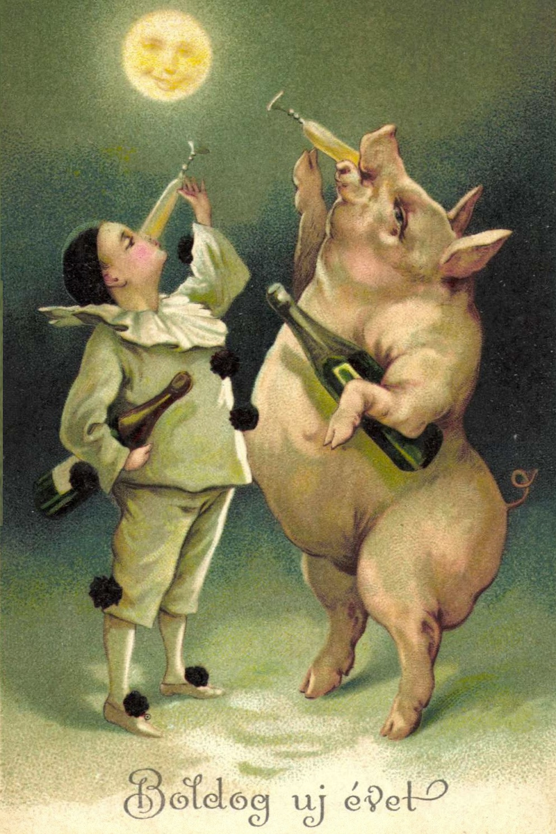 Illustration for article titled The Most Surreal Holiday Cards Ever Printed